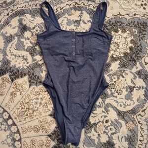 Cupshe Blue Bathing Suit/Body Suit Size Medium